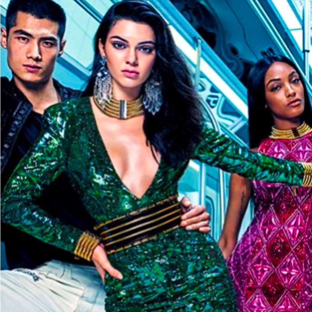 Balmain x H&M dress from 2015